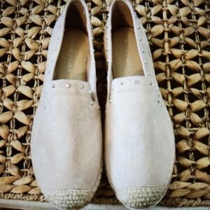 Marc Fisher Women's Pink Slip On Studded Espedrills NWOT